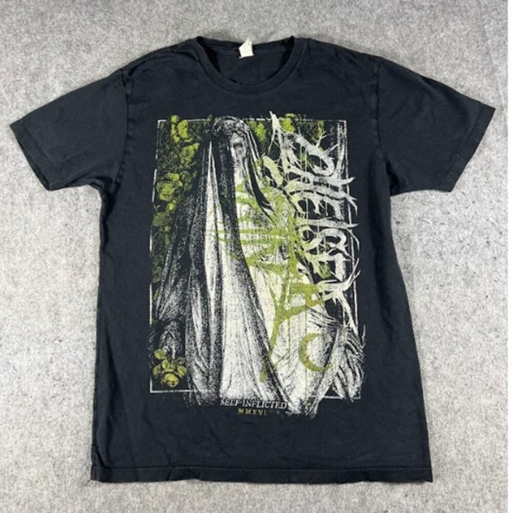 Chelsea Grin Self Inflicted MMXVI Band Shirt Mens S Black Deathcore Metal Goth